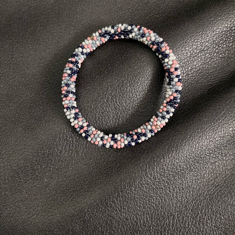 Sashka bracelet stretches up to 7  1/2 multi-color.